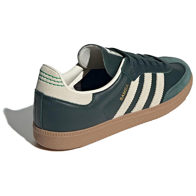Adidas Samba Og Shadow Green Cream White Gold Metallic