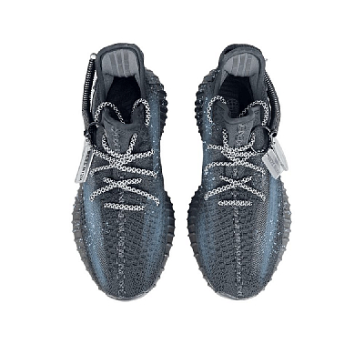 Adidas Originals Yeezy Boost 350 Anti-Slip And Wear-Resistant Lightweight Low-Top Casual Shoes Unisex Dark Blue Gray