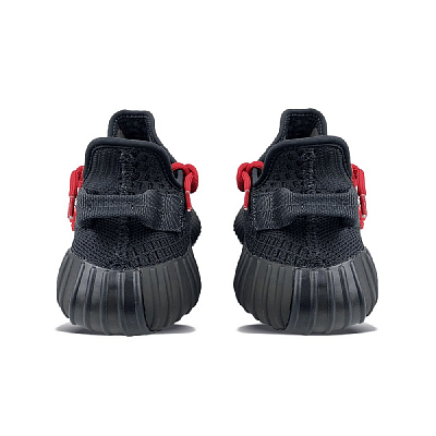 Adidas Originals Yeezy Boost 350 V2 Slip Resistant Low Top Casual Shoes Unisex Black Red