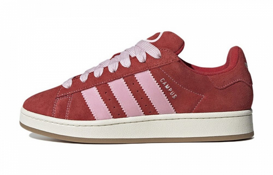 Adidas Originals CAMPUS 00s Anti Slip Wear Resistant Low Top Skateboard Shoes Unisex Red Pink купить в интернет-магазине Yoocart с быстрой доставкой по России.