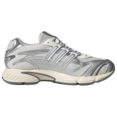 Adidas Originals Temper Run 2.0 Anti-Slip Wear-Resistant Low-Top Chunky Sneakers Unisex White Silver