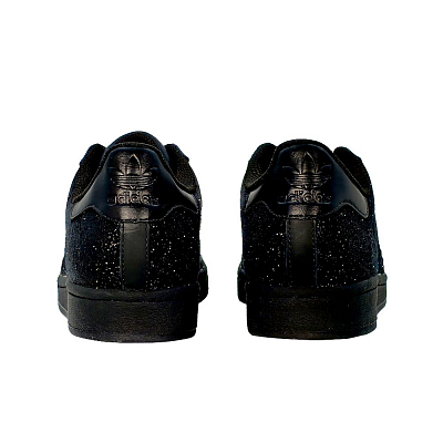 Adidas Originals SUPERSTAR Wear-resistant And Lightweight Low-Top Skateboard Shoes Unisex Black Shungite Diamond