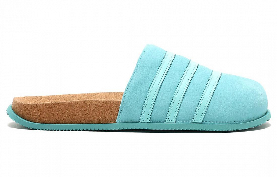 Adidas Adimule Lea Slides Aqua купить в интернет-магазине Yoocart с быстрой доставкой по России.