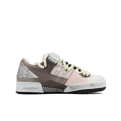 Adidas Originals FORUM Skateboard Shoes Unisex Low-Top Pink/White