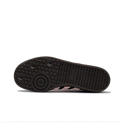 Adidas Originals SAMBA OG Anti-Slip And Wear-Resistant Lightweight Low-Top Skateboard Shoes Unisex Black Pink