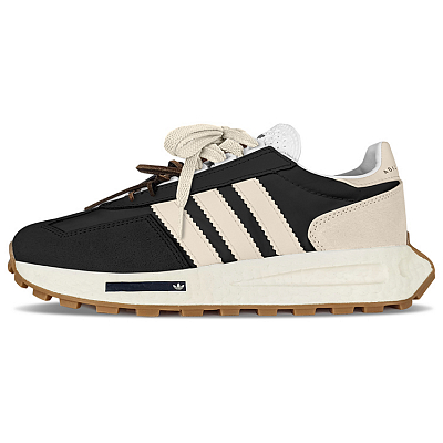 Adidas Originals Retropy E5 Anti Slip Wear Resistant Low Top Running Shoes Unisex Beige Black