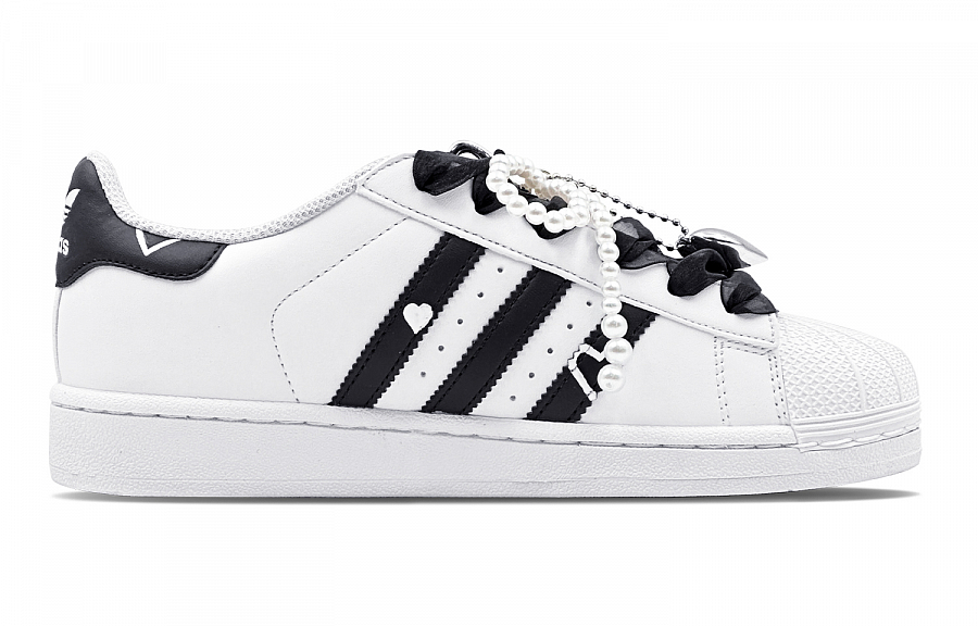 Adidas Originals Superstar Skateboard Shoes Unisex Low-Top Black/White купить в интернет-магазине Yoocart с быстрой доставкой по России.