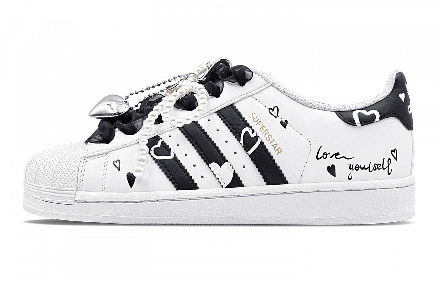 Adidas Originals Superstar Skateboard Shoes Unisex Low-Top Black/White купить в интернет-магазине Yoocart с быстрой доставкой по России.