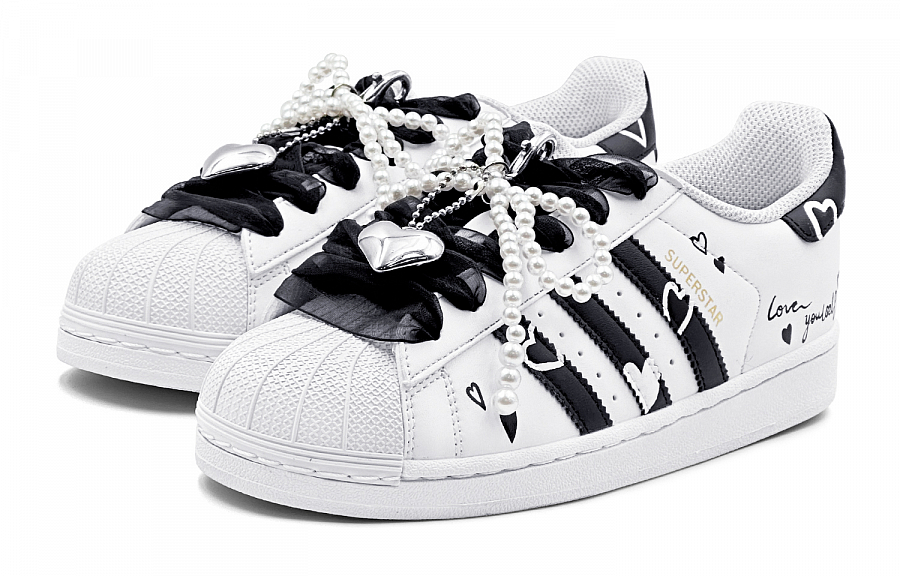 Adidas Originals Superstar Skateboard Shoes Unisex Low-Top Black/White купить в интернет-магазине Yoocart с быстрой доставкой по России.