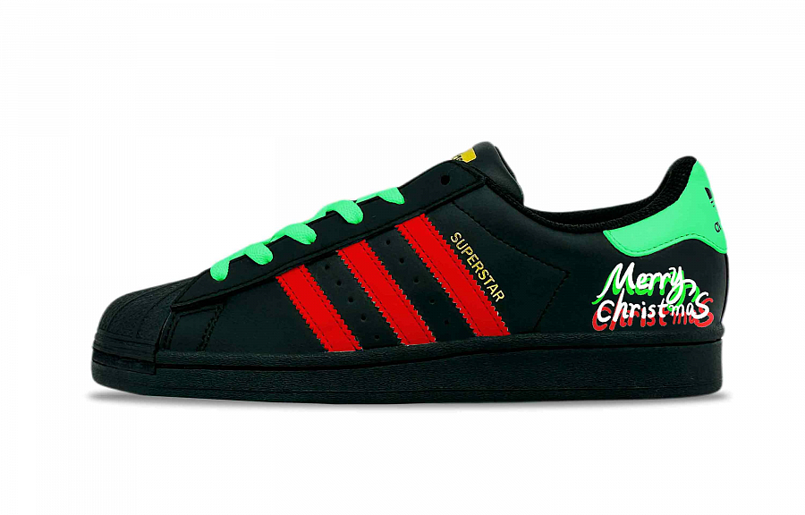 Adidas Originals SUPERSTAR Slip Resistant Low Top Skateboard Shoes Unisex Black Green Red купить в интернет-магазине Yoocart с быстрой доставкой по России.