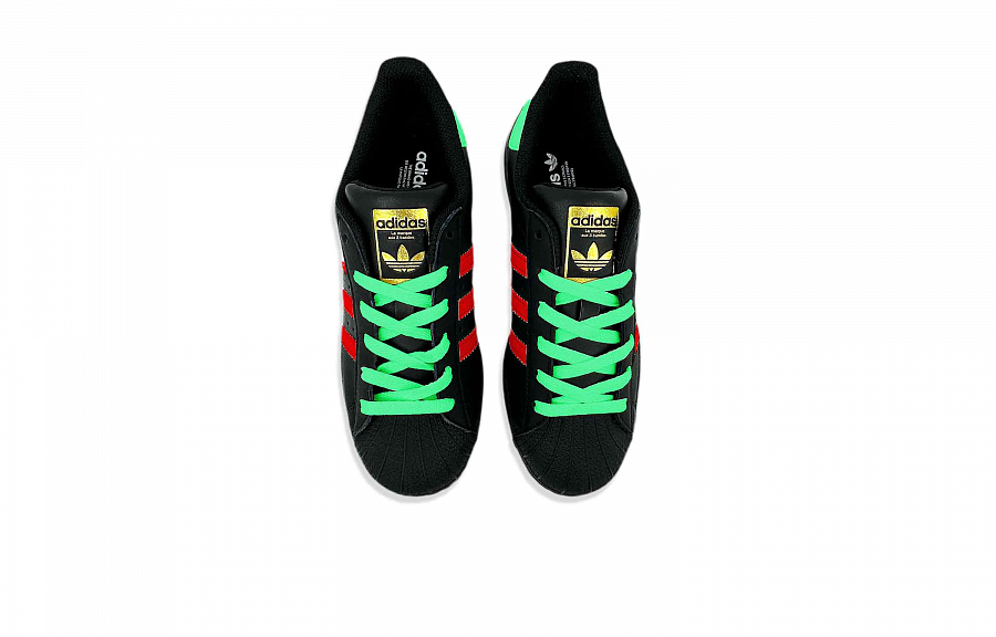 Adidas Originals SUPERSTAR Slip Resistant Low Top Skateboard Shoes Unisex Black Green Red купить в интернет-магазине Yoocart с быстрой доставкой по России.