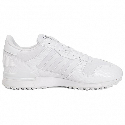 Adidas Originals ZX 700 Anti Slip Wear Resistant Low Top Casual Shoes Women's White