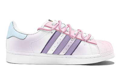 Adidas Originals Superstar Skateboard Shoes Unisex Low-Top Purple
