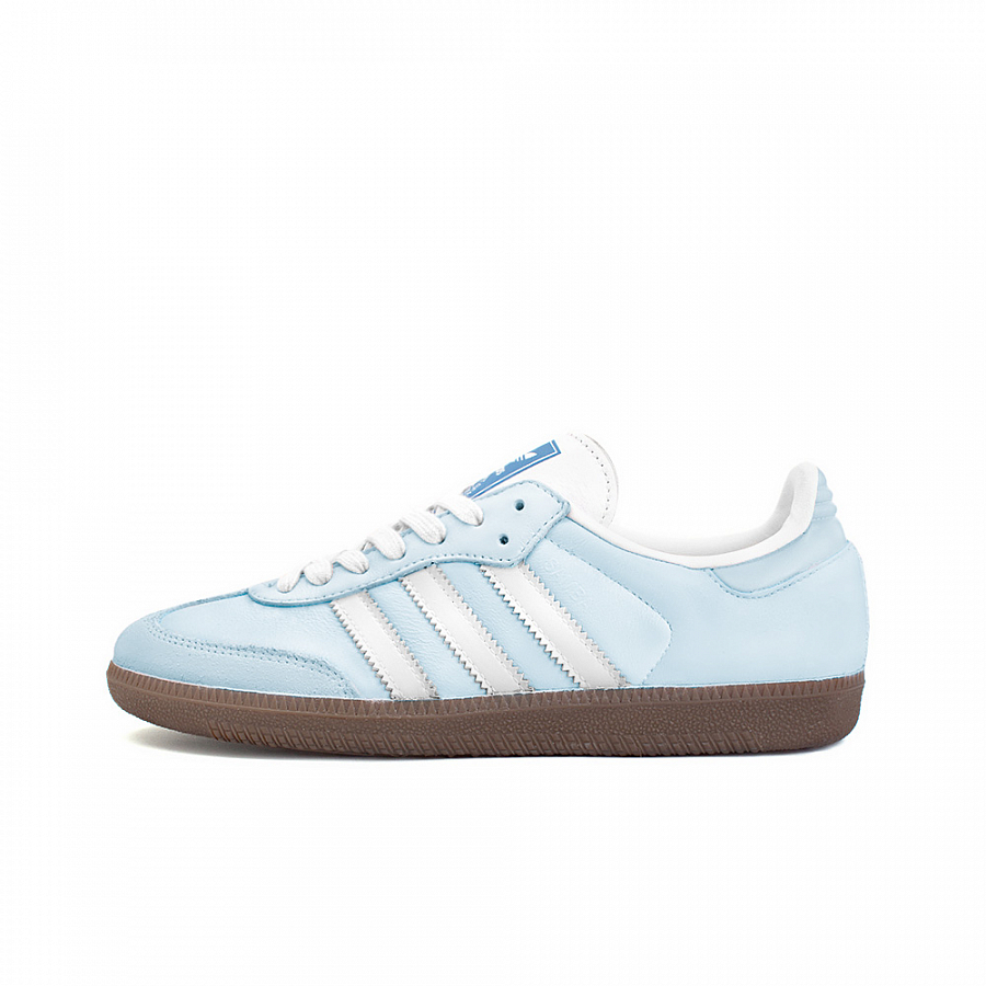 Adidas Originals SAMBA OG Anti-Slip Wear-Resistant Low-Top Skateboard Shoes Unisex Blue White купить в интернет-магазине Yoocart с быстрой доставкой по России.