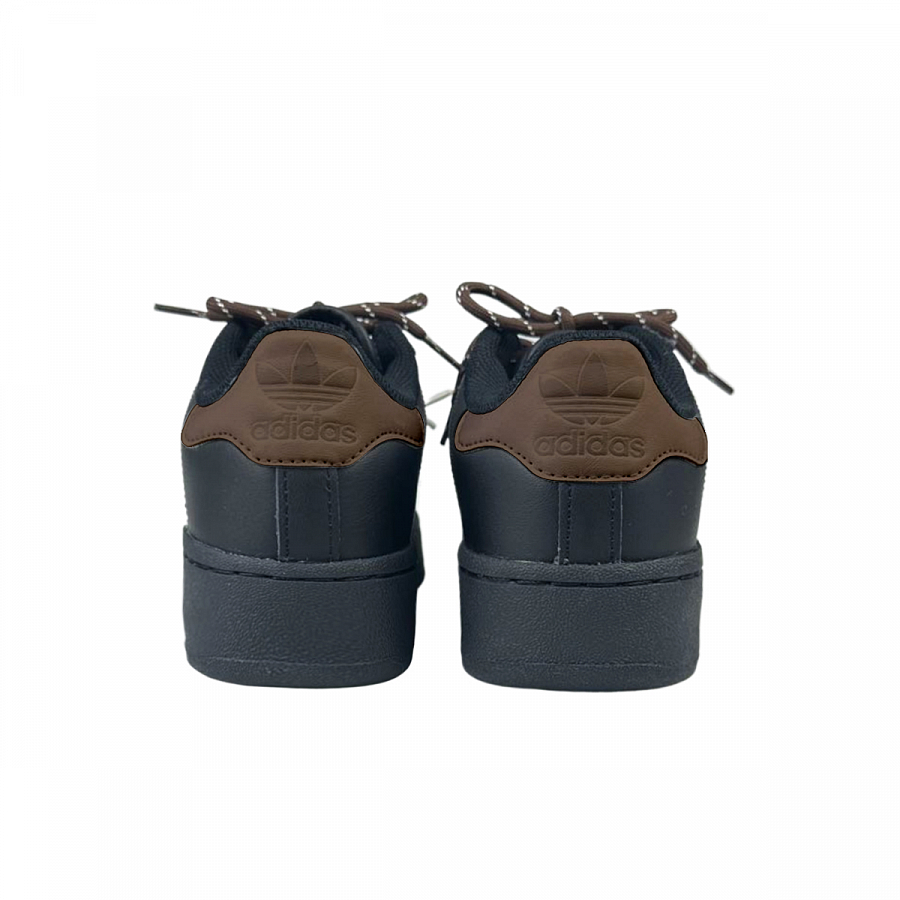 Adidas Originals SUPERSTAR XLG Anti-Slip Wear-Resistant Low-Top Skateboard Shoes Unisex Black Brown купить в интернет-магазине Yoocart с быстрой доставкой по России.