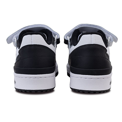 Adidas Originals FORUM Anti Slip Wear Resistant Low Top Skateboard Shoes Unisex Black White