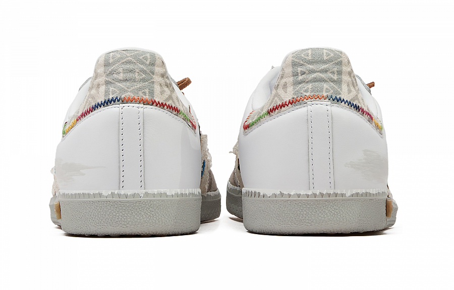 Adidas Originals Samba Abrasion-Resistant Slip-Resistant Low-Top Skateboard Shoes Unisex Ecru купить в интернет-магазине Yoocart с быстрой доставкой по России.