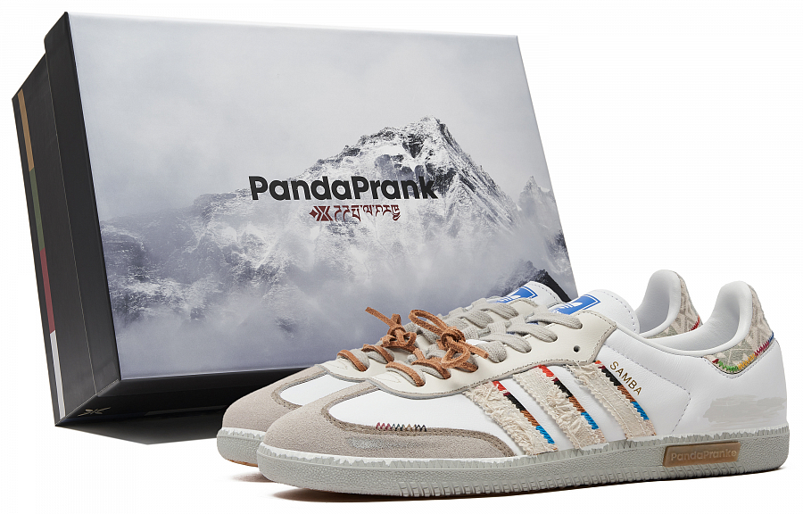 Adidas Originals Samba Abrasion-Resistant Slip-Resistant Low-Top Skateboard Shoes Unisex Ecru купить в интернет-магазине Yoocart с быстрой доставкой по России.