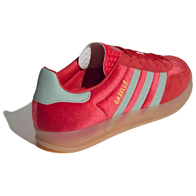 Adidas Gazelle Indoor Better Scarlet Hazy Green Women's