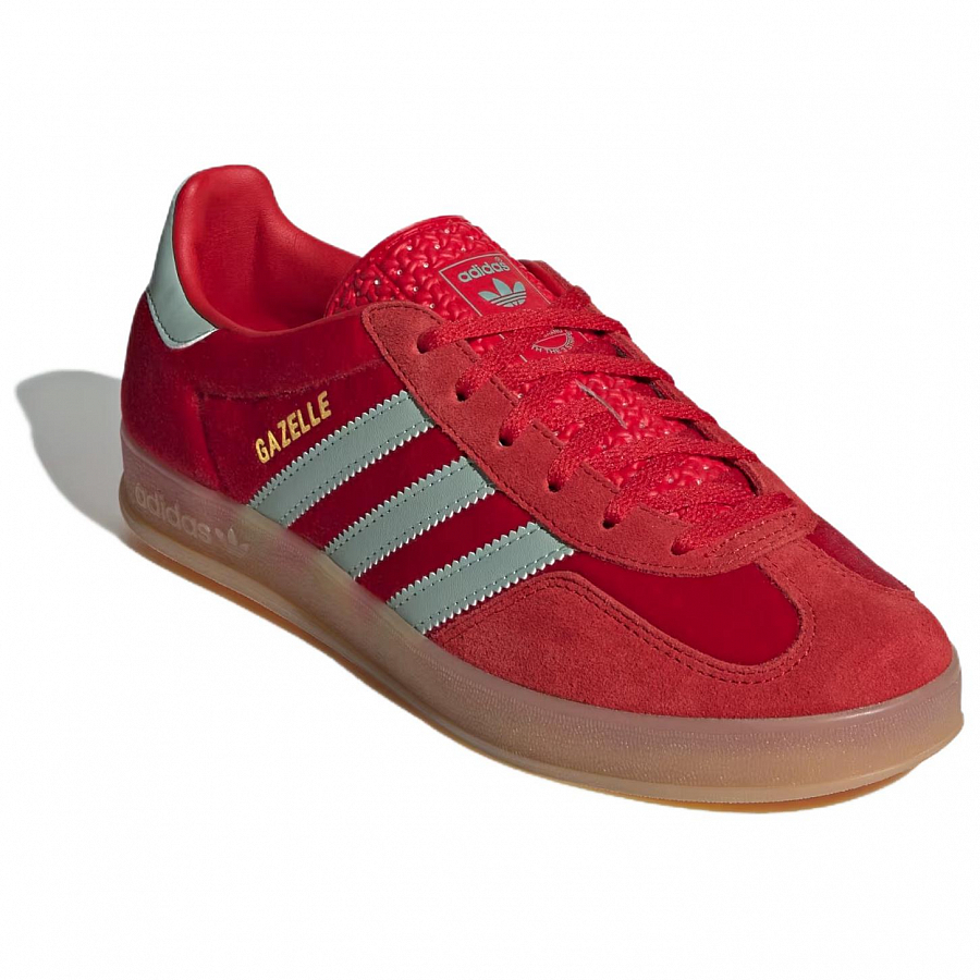Adidas Gazelle Indoor Better Scarlet Hazy Green Women's купить в интернет-магазине Yoocart с быстрой доставкой по России.