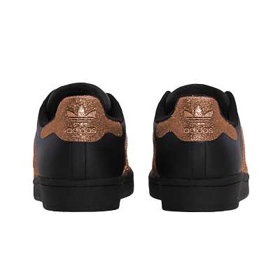 Adidas Originals SUPERSTAR Wear-resistant And Lightweight Low-Top Skateboard Shoes Unisex Black Brown