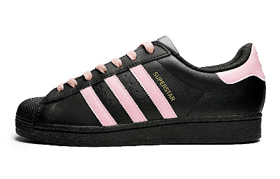 Adidas Originals SUPERSTAR Anti-Slip Wear-Resistant Low-Top Skateboard Shoes Unisex Black