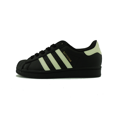 Adidas Originals SUPERSTAR Anti-Slip Wear-Resistant Low-Top Skateboard Shoes Unisex Black Green