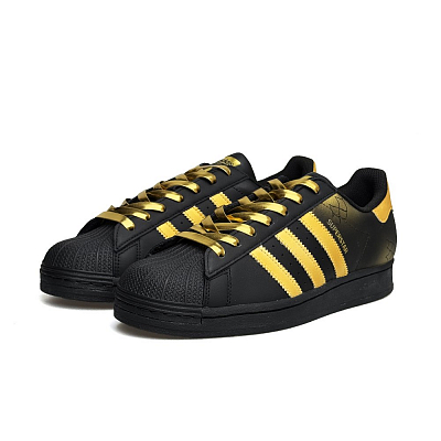 Adidas Originals SUPERSTAR Anti-Slip And Wear-Resistant Balance Low-Top Skateboard Shoes Unisex Gold
