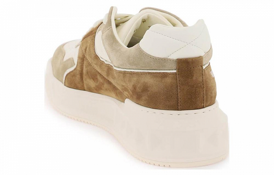 Valentino Garavani One Stud Lace Up Sneakers