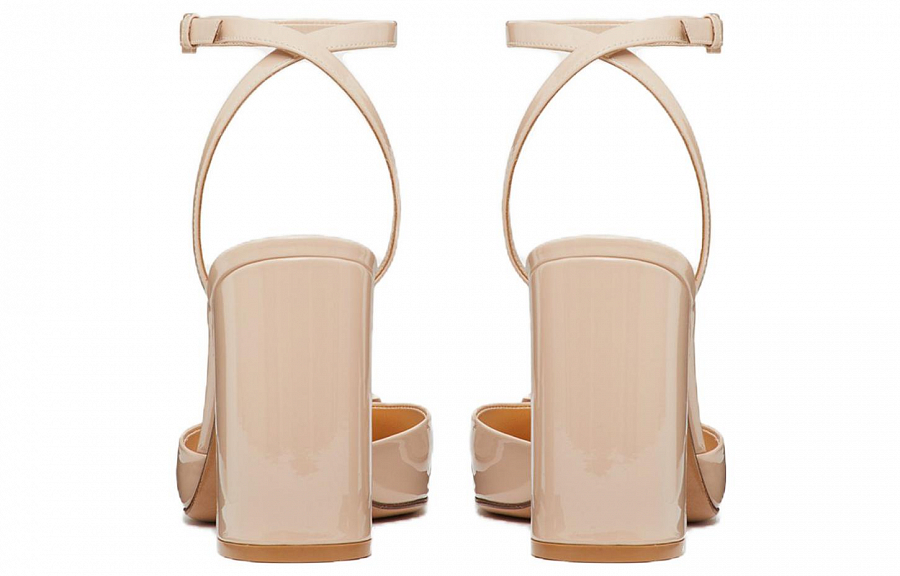 Valentino One Stud High Heels 9cm Women's Pink