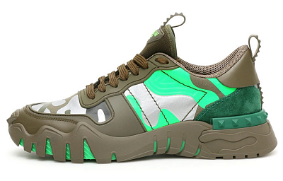 Valentino Rockrunner Camo Plus 'Military Neon Green'