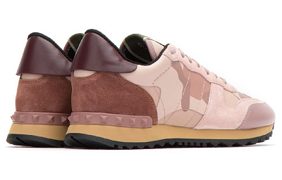 Valentino Women's Rockrunner 'Camo - Rose Pale'