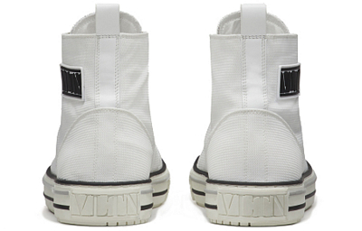 Valentino Giggies High Top Stylish Skateboarding Shoes Men's White Vintage Version