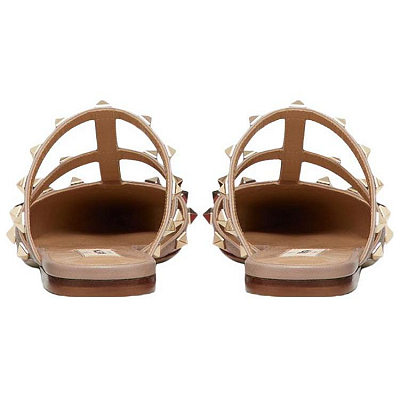 Valentino Garavani Rockstud Patent Leather Mules