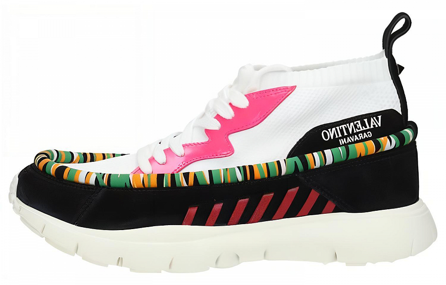 Valentino Low top Casual Shoes Men's Black White купить в интернет-магазине Yoocart с быстрой доставкой по России.