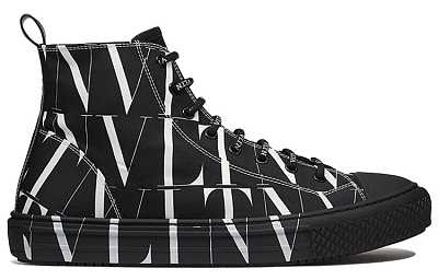 Valentino VLTN Giggies High Top Black White