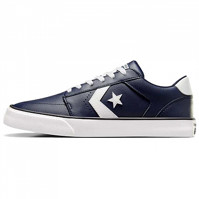 Converse Anti Slip Wear Resistant Low Top Skateboard Shoes Women's Blue