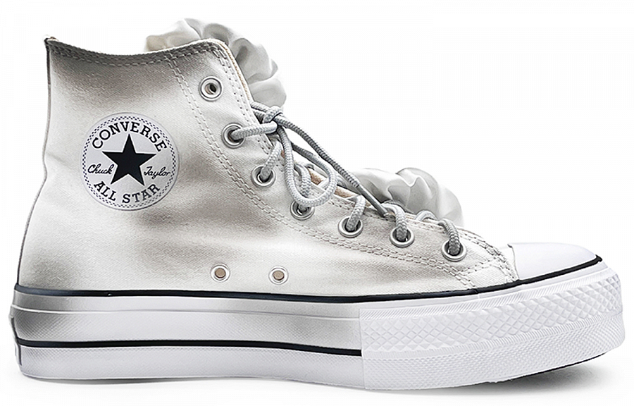Converse Chuck Taylor All Star Non-slip Lightweight High-Top Canvas Shoes Women's Gray купить в интернет-магазине Yoocart с быстрой доставкой по России.