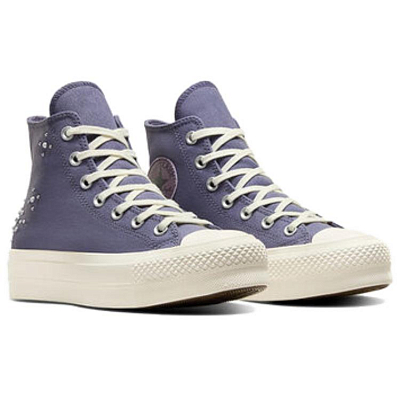 Converse Women's Chuck Taylor All Star Lift Platform High 'Pearls & Studs Lavender Ash' Women's