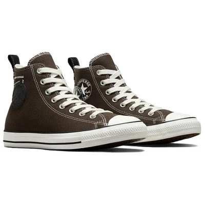 Converse All Star Anti Slip Wear Resistant High Top Skateboard Shoes Unisex Brown
