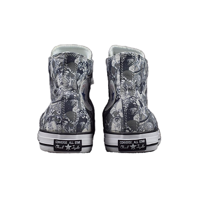 One Piece x Converse Chuck Taylor All Star High Top Canvas Shoes Unisex Gray