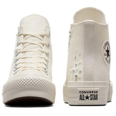 Converse Women's Chuck Taylor All Star Lift Platform High 'Pearls & Studs Egret' Women's