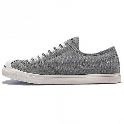 Converse Jack Purcell Low Top Canvas Shoes Men's Gray
