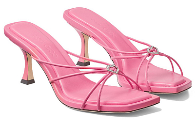 Jimmy Choo Indiya Slide Slippers Women's Pink