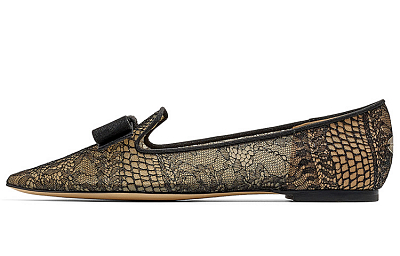 Jimmy Choo Gala Casual Single Shoes Women's Black
