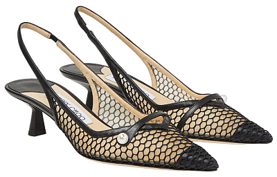 Jimmy Choo Amita 45mm Slingback Pumps
