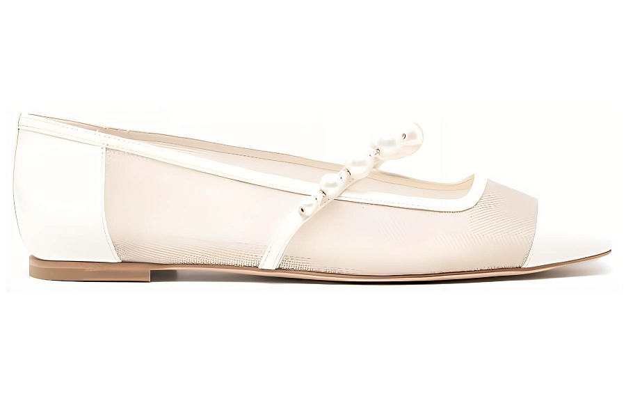 Jimmy Choo Ade Square-toe Ballerina Shoes купить в интернет-магазине Yoocart с быстрой доставкой по России.