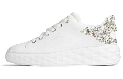 Jimmy Choo Diamond Maxi Crystal-embellished Sneakers
