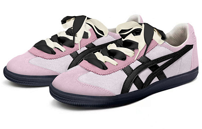 Onitsuka Tiger Tokuten Low-Top Skateboard Shoes Unisex Pink Black