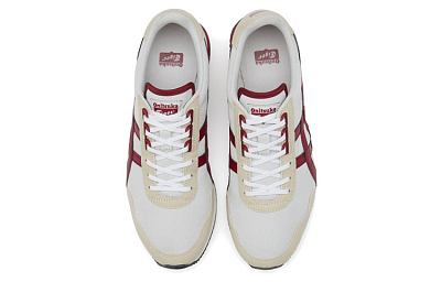 Onitsuka Tiger Dualio Shoes 'Cream Burgundy'